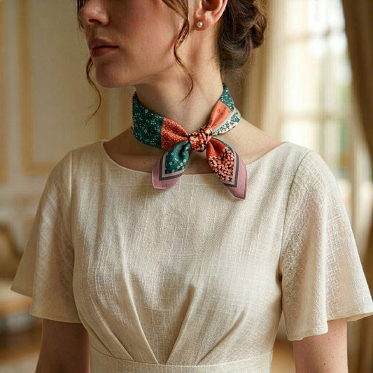 FLR-5013 Flora Patchwork Mini Fular