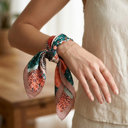 FLR-5013 Flora Patchwork Mini Fular